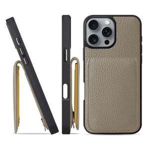 HANATORA for iPhone 16ProMax �P�[�X �o���p�[�^ �{�v �X�}�z�P�[�X �X�}�z �J�[�h�|�P�b�g �X�^���h �V�����_�[�X�g���b�v �t�� �V�������N�J�[�t���U�[ �O���[�W�� SCPG-16ProMax-Grege �M�t�g �a����