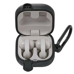 �G���R�� LinkBuds Clip �n�C�u���b�h�P�[�X �ϏՌ� �Ռ��z�� ���b�N�@�\ �G�A�[�N�b�V���� �J���r�i�t�� TOUGH SLIM PC+TPU�f�� �u���b�N TWS-SO261TSLBK