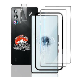 �p RedMagic 10 Pro / 10 Pro+ �K���X�t�B���� 2�� + �J�����t�B���� 2�� �y�K�C�h�g�t�� �w��F�ؑΉ� ���Y���Ɏq�f�ށz �p RedMagic 10 Pro �t�B���� 9H�d�x �p ���b�h�}�W�b�N10 Pro �ی�t�B���� �S�ʕ�