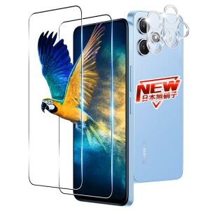�y2+2���Z�b�g�z �Ή� Xiaomi Redmi 12 5G �K���X�t�B���� 2�� + �����Y�ی�t�B���� 2�� �w��F�� �p Redmi 12 �t�B���� �����K���X�t�B���� �P�[�X �y �d�x9H ���{���Ɏq�� �z �p �V���I�~ ���b�h�~�[