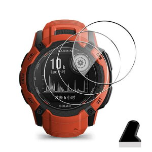 3���Z�b�g �Ή� Garmin Instinct 2X �K���X�t�B���� �ی�t�B���� 3�� �Ή� GARMIN Instinct 2X Dual Power/Instinct 2X Dual Power Tactical Edition �t�B���� �d�x9H ���{���Ɏq�� �Ή� GARMIN Instinct 2X �t���ی�t�B���� 