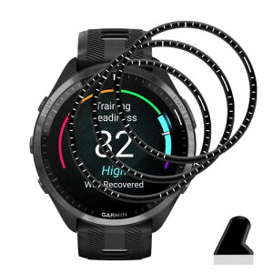 �Ή� Garmin Forerunner 965 �ی�t�B���� �K�[�~�� Forerunner 965 �t�B���� �L�Y�h�~ �Ռ��z�� �S�ʕی�