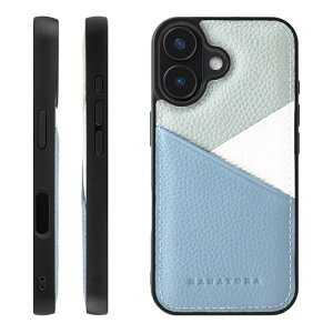 HANATORA for iPhone 16ProMax �P�[�X �{�v �ϏՌ� �X�}�z�P�[�X �X�}�z �J�[�h�|�P�b�g �p�X�e���J���[ �V�������N�J�[�t���U�[ �M�t�g �}�O�l�b�g�Ȃ� PSP-16ProMax-BlueGray