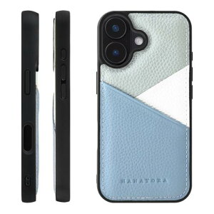 HANATORA for iPhone 16ProMax �P�[�X �{�v �ϏՌ� �X�}�z�P�[�X �X�}�z �J�[�h�|�P�b�g �p�X�e���J���[ �V�������N�J�[�t���U�[ �M�t�g �}�O�l�b�g�Ȃ� PSP-16ProMax-BlueGray