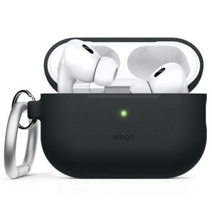 elago AirPods Pro2 �Ή� �P�[�X �ϏՌ� �J���r�i �t ���^ �\�t�g �V���R�� �J�o�[ Lightning USB-C ���C�����X�[�d MagSafe Apple Pro 2 �A�b�v�� �G�A�|�b�c�v��2 ��2���� ORIGINAL HANG �_�[�N�O���[
