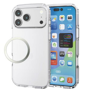 �G���R�� iPhone 17 Pro Max �P�[�X �J�o�[ �ϏՌ� �Ռ��z�� �n�C�u���b�h ���^ �y�� �X�g���b�v�z�[���t�� �S���G�A�[�N�b�V���� �X�g���b�v�z���_�[�V�[�g�t TOUGH SLIM LITE PM-A25DTSLFCBK �u���b�N
