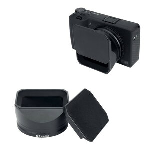 JJC ���^�� �����` �����Y�t�[�h �t�[�h�L���b�v ���R�[ Ricoh HDF ��p �����Y�ی� �G����h�� �h�o �P�����Ȃ� ���� �A���~�j�E�������� Ricoh GR3X / GRIIIx HDF �p / Ricoh GR IV GR IV HDF GR IV Monochrome �p