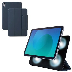 �G���R�� iPad mini A17 Pro 2024�N ��6���� �P�[�X �J�o�[ �y�� �X���� �}�O�l�b�g�z�� 2�̊p�x���߉\ Pencil���[ �I�[�g�X���[�v/�E�F�C�N�Ή� TB-A25SWVPF2BG �u���[�O���[ / �l�C�r�[ / �u���b�N