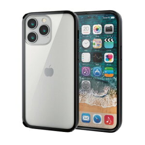 �G���R�� �K���X�t�B�����Z�b�g iPhone 14 Pro Max �P�[�X �J�o�[ �n�[�h 360�x�S�ʕی� �ϏՌ� �y�� �X���� �N���A PM-A22DHV360LCR �w�ʃn�[�h / �w�ʃu���b�N �n�C�u���b�h �w�ʃK���X�N���A