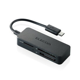 エレコム カードリーダー USB2.0 microUSBコネクタ搭載 パソコン スマホ タブレット対応 ブラック MRS-MB07BK 変換コネクタ付 ケーブル一体タイプ MRS-MBH10BK 2013年モデル タブレット用 MRS-MB05BK