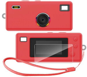 1+1���Z�b�g For KODAK CHARMERA �Ή� �P�[�X �ی�t�B���� 1�� HVUYAL �V���R���P�[�X �����ɂ��� �_�炩�ȃV���J�Q���̃X�|�[�c�N�[���ȃf�U�C�� �Ռ� �z�� �X���� �\�t�g �P�[�X�J�o�[