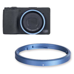 JJC �����O�L���b�v Ricoh GR IIIx GR3x HDF �ɑΉ� GN-2 �݊� ���R�[ �u���b�N / �O���[�� / �� / �Ԃ� / �� GRIIIx