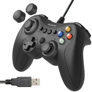 �G���R�� �Q�[���p�b�h �L�� Xinput PS�n�z�u FPS�d�l ���J�j�J���g���K�[ �X�e�B�b�N�J�X�^�}�C�Y�Ή� �U�� �u���b�N JC-GP30SVBK Xbox�n�z�u JC-GP30XVBK �y�� JC-GP30XBK JC-GP30SBK