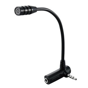 �G���R�� PC�}�C�N �X�^���h�}�C�N USB �t���L�V�u���A�[�� �~���[�g�{�^���t�� LED���� �u���b�N HS-MC07UBK