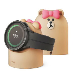 elago Galaxy Watch 8 Ultra 7 FE �Ή� �X�^���h ���C���t�����Y ���C�Z���X �O�b�Y �V���R�� �M�����N�V�[�E�H�b�` �[�d�� �P�[�u�� ���[ �A�N�Z�T���[ GalaxyWatch5 6 Classic LINE FRIENDS GW2 STAND