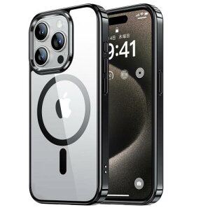 NIMASO �P�[�X iPhone 15 Pro Max �p �ی�P�[�X MagSafe�Ή� ���� ���ϖh�~ �ϏՌ� �ČRMIL�K�i SGS�F�� PC�w�� �����h�~ ���^ �o���p�[ ���C�����X�[�d�Ή� �A�C�t�H�� 15 �v���}�b�N�X�i6.7�C���`�j��