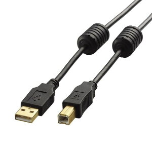 �G���R�� USB�P�[�u�� B USB2.0 USB A �I�X to B 0.7m/1m/1.5m/2m/3m/5m U2C-BN20BK �u���b�N / �z���C�g ELECOM �t�F���C�g�R�A�t U2C-BF30BK U2C-BF07BK U2C-BF15BK U2C-BF10BK U2C-BF50BK U2C-BF20BK U2C-BN15BK U2C-BN15WH