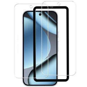 For Google Pixel 11 Pro XL/10 Pro XL �p�� �K���X�t�B���� �t���ی�t�B���� ���Y���Ɏq�f�ސ� 9H �\�ʍd�x �����K���X �Ϗ��� ��ʕی�t�B���� 2���Z�b�g �K�C�h�g�t��