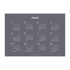 オーブ 2026年 カレンダー 壁掛け シルク CS-1700BE