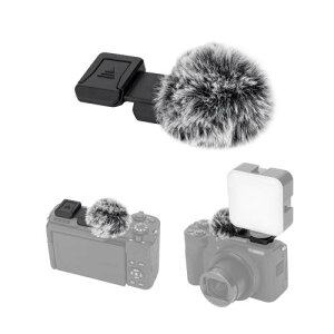 JJC �E�C���h�}�t ZV-E10 II ZV-1 ZV-E1 ZV-1F ZV�V���[�Y�J�����p �R�[���h�V���[�E�B���h�}�t �R�[���h�V���[�}�E���g�A�_�v�^�[ �}�C�N�E�B���h�}�t �z�b�g�V���[�J�o�[ �\�j�[ �z���C�g Canon V1