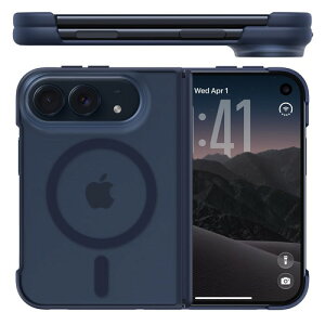 �ČRMIL�V�K�i�E�C�菝�h�~ CASEKOO iPhone �p �P�[�X �����\�}�O�l�b�g���� �f�B�[�v�p�[�v�� 9-�_�[�N�p�[�v�� / 2-�i�C�g�X�J�C 18 Pro Max Duo