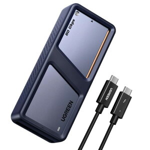 UGREEN M.2 SSD �O�t���P�[�X 40Gbps/80Gbps ������ �P�[�X USB4 Thunderbolt3/4�Ή� PCIe4.0 Thunderbolt5/4�Ή� 2280 ��p