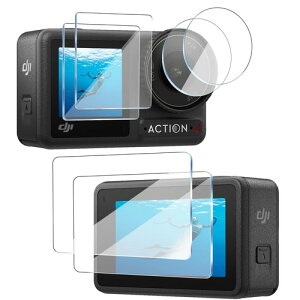 2+2+2������FOR DJI Osmo Action 4 �p�̃K���X�t�B����(2����)+FOR DJI Osmo Action 4 �p�̃K���X�t�B����(2����)+ FOR DJI Osmo Action 4 �p�̃J�����t�B����(2����)�����^ �d�x9H �w��h�~ for DJI Osmo Action 4 �Ή�