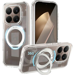 Xiaomi 15T Pro �p�� �P�[�X �����O Magsafe �V���I�~ �J�o�[ ���C�����X �}�O�l�b�g 15TPro �X�}�z�P�[�X �N���A / �u���b�N