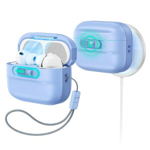 ESR AirPods Pro3 �P�[�X 2025 MagSafe�Ή� Pro ��3���� 2025�p �}�O�l�b�g�W���b�N �ϏՌ� �������[�h�t�� �����ی�J�o�[ �Ռ��z�� �G�A�[�|�b�Y�v��3��p