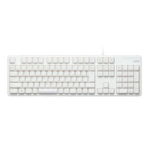 �G���R�� �L�[�{�[�h �L�� �����u���� �t���L�[�{�[�h TK-FCM104XBK �u���b�N / �z���C�g TK-FCM104XWH