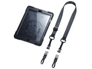 iPad 10.2�C���` �O�ʕی�t�B���^�[�t�ϏՌ��P�[�X PDA-IPAD1620BK