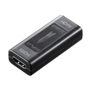 �T�����_�C���N�g HDMI �����A�_�v�^ ���p 4K/60Hz �Œ�15m���� HDCP�Ή� �u���b�N 500-HDMI016