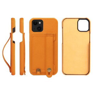 [HANATORA] iPhone 14 Plus �P�[�X Handy �n�[�h�P�[�X PU���U�[ �ϏՌ� �X�^���h�@�\ �n���f�B�x���g �n���h���C�h �X�g���b�v�z�[�� �X�g���b�v�����O �J�[�h�|�P�b�g ��F �I�����W H6-14Plus-Orange