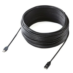 �T�����_�C���N�g USB�����P�[�u�� 10m/20m/30m USB2.0 �u���b�N 500-USB007-30 USB�P�[�u�� 500-USB005 1��