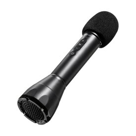 サンワダイレクト 拡声器 マイク 小型 Bluetooth対応 8W 軽量220g ストラップ付 充電式 400-SP098