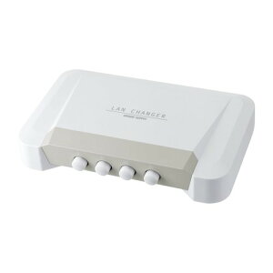 �T�����T�v���C LAN�ؑ֊� 2��H/4��H RJ-45 �S���� �蓮�ؑ� �d���s�v �ȈՃt�@�C���[�E�H�[���Ή� SW-LAN41 Sanwa Supply SW-LAN21