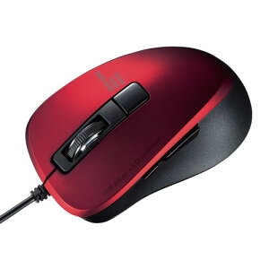 �T�����T�v���C �L���}�E�X USB A�ڑ� �É� �u���[LED 5�{�^�� 3200dpi(4�i�K�ؑ�) ���^ ���b�h MA-BL156R