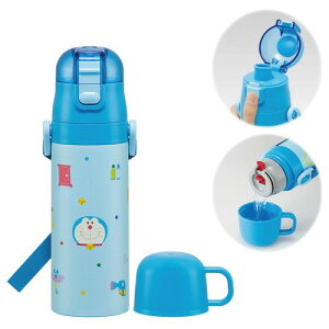 �X�P�[�^�[(Skater) ���� �q���p 2WAY ������ 470ml �R�b�v���� 430ml �T�����I I'm Doraemon �h�������� �M���K�� �j�̎q �X�e�����X �ۉ��ۗ� �y�� waterbottle �X�|�[�c�{�g�� �L�b�Y ���ǂ� ���r SKDC4-A