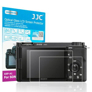 JJC �t���ی�t�B���� Sony ���� �����K���X ���d�x9H ���ߗ�95%�ȏ� ���� ���� ���w�� �����Y�N���X �t�� 2���Z�b�g ZV-1 ZV-1F FX30 �J�����Ή� PCK-LG2 �\�j�[ ZV-E10 II A7CR A7CII A6700 A7IV A7M4 Mark III