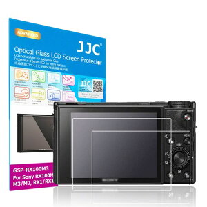JJC �t���ی�t�B���� Sony ���� �����K���X ���d�x9H ���ߗ�95%�ȏ� ���� ���� ���w�� �����Y�N���X �t�� 2���Z�b�g ZV-1 ZV-1F FX30 �J�����Ή� PCK-LG2 �\�j�[ ZV-E10 II A7CR A7CII A6700 A7IV A7M4 Mark III