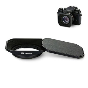 JJC ���^�� �����` �����Y�t�[�h + �t�[�h�L���b�v �x�m�t�B���� Fujifilm Fujinon XC 35mm F2 XF 23mm / 35mm F2 R WR �����Y �p X-T4 X-T200 X-A7 X-Pro3 X-Pro2 X-T3 X-T2 X-T1 X-T30 X-T20 X-T10 �ɑΉ� LH-XF35-2 �݊� ����