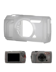 JJC �V���R���W���P�b�g �I�����p�X Olympus Tough TG-7 �Ή� CSCH-128�݊� �ϏՌ��� �Ϗ��� �O���b�v�͌���