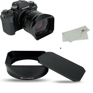 JJC ���^�� �����` �����Y�t�[�h �t�[�h�L���b�v �x�m�t�B���� R Fujinon �p �����\ LH-XF27 Fujifilm 23mm F2.8 WR/Fujifilm 27mm f/2.8 f/2.8�����Y �݊� �U39mm�ی�t�B���^�[ F1.4 56mm F1.2 APD LH-XF23 X-T4 X-T200 X-A7