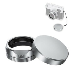 JJC Fujifilm X-half�p�����Y�t�[�h �����Y�L���b�v �x�m�t�C���� X �n�[�t X-HF1 �Ή� F-XHFUV�t�B���^�[�ƕ��p�\ ������\�� ���˖h�~ �����Y�ی� �����h�~�X�g���b�v�t�� �u���b�N / �V���o�[