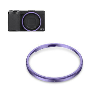 JJC GN-3 �ی샊���O ���R�[ Ricoh GR IV GR4 HDF Monochrome �ɑΉ� �݊� �����Y�f�R���[�V���������O �����O�L���b�v �A���~�j�E������ �� / ���� / �_�[�N�O���[ / �u���[ / �Ԃ� �u���b�N