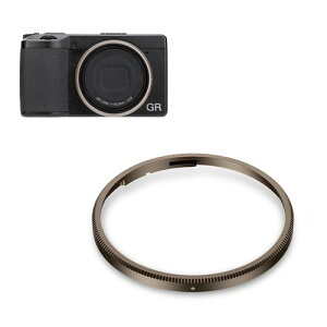 JJC GN-3 �ی샊���O ���R�[ Ricoh GR IV GR4 HDF Monochrome �ɑΉ� �݊� �����Y�f�R���[�V���������O �����O�L���b�v �A���~�j�E������ �� / ���� / �_�[�N�O���[ / �u���[ / �Ԃ� �u���b�N