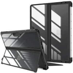 Fintie Microsoft Surface Pro ��12����/11/10/9/9 5G 13�C���` �p�P�[�X �^�C�v�J�o�[ 1�u���b�N / �O���[�� / �O���[ / �l�C�r�[ / �u���[