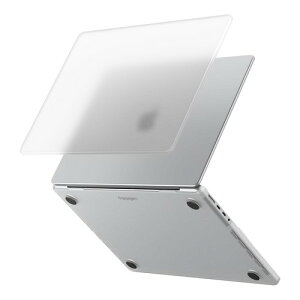 Spigen MacBook 13�C���`/14�C���`/16�C���` �P�[�X M5 / M4 M3 M2 �Ή� ���^ �y�� �w��h�~ ���M�݌v �n�[�h�P�[�X �G�A �X�L�� �t���X�g M1 ACS11528 �t���X�g�E�N���A / �t���X�g�E�u���b�N Pro 2026 2025