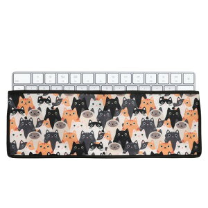 kwmobile Apple Magic Keyboard�Ή� �L�[�{�[�h�J�o�[ - �p�\�R�� �L�[ �z�R�� �h�~ �h�o ���l�� ��̌΂Ɛ���f�U�C�� ��̌΂Ɛ��� ���F / ���C�g�u���E�� / ���F / �L�̍s�i �I�����W / ���F / ���F