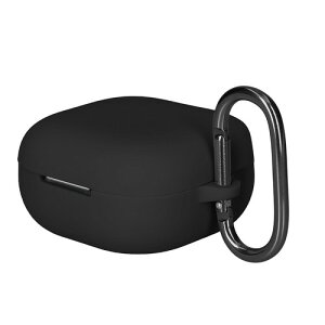 kwmobile �C���z���P�[�X Anker Soundcore P31i / R60iNC�Ή� �P�[�X - ���C�����X�C���z�� �V���R�� �����h�~ ���x���_�[ / �u���b�N / �I�����W ���F